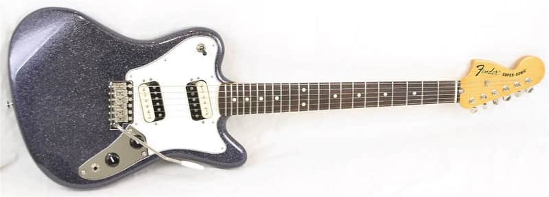 Fender Pawn Shop Super-Sonic HH Electric Guitar -Dark | Reverb