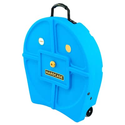 Hardcase HNP9CYM22LB With Wheels Coloured Cymbal Case Light Blue image 3