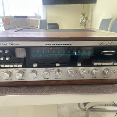 Marantz Model 4400 50-Watt Quadraphonic Solid-State Receiver 1974 - 1978 - Silver with Wood Case image 12