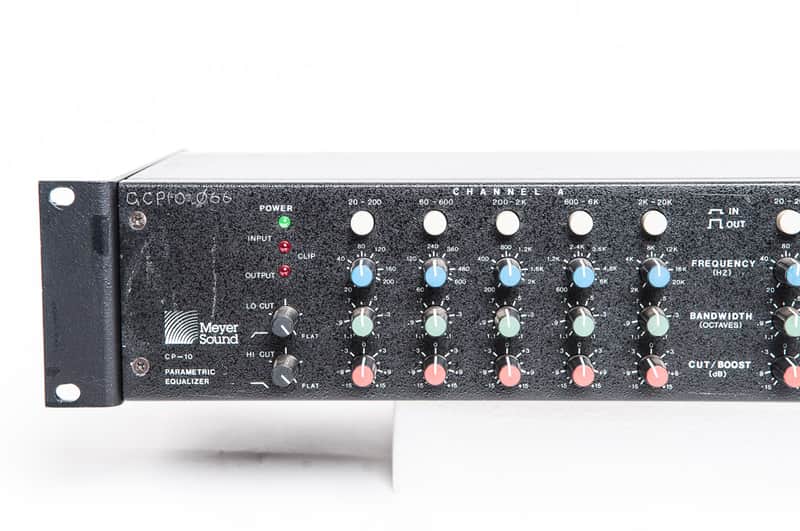 Meyer Sound CP-10 Stereo Parametric Equaliser | Reverb