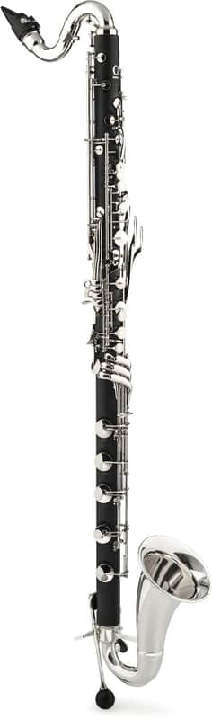 Backun Alpha Bass Clarinet with Backpack Case - Low C Silver-plated Keys image 1