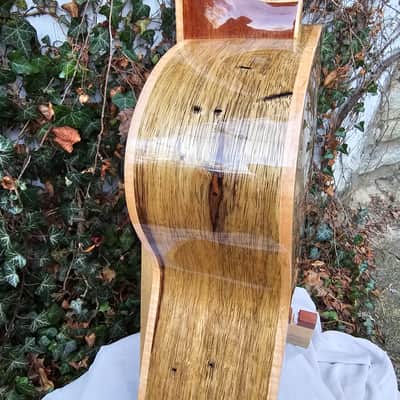 Wilhelm Guitars Black Limba, German Spruce OM Acoustic Guitar image 4