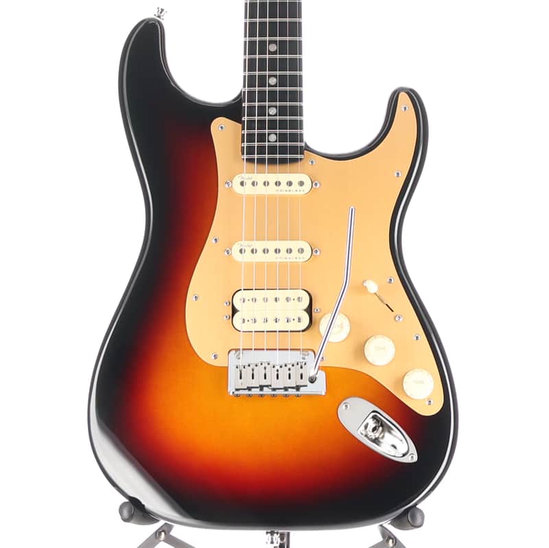 Fender American Ultra II Stratocaster HSS, Ebony Fingerboard, Ultraburst (BB8) (23384)