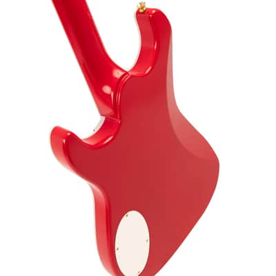 Vintage Electric Guitar JDV34 Joe Doe 'Gas Jockey' Gas Pump Red with Case - image 12