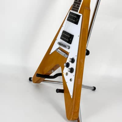 2024 Gibson 70s Flying V - Antique Natural image 7