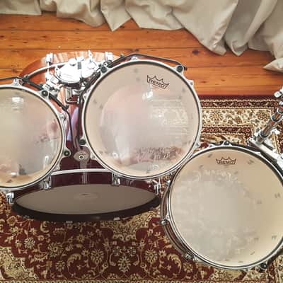Tama Starclassic Early 2000s Made in Japan - Dark Cherry Fade. Includes cases and stand. image 10