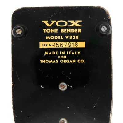 Vox V828 Tone Bender Fuzz 1967 with Bag - Black image 5