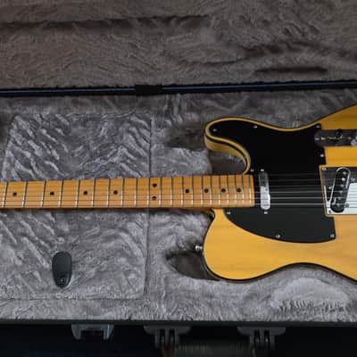 Fender American Ultra Telecaster with Maple Fretboard 2019 - 2021 - Butterscotch Blonde image 3