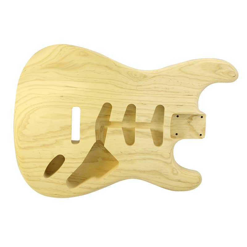 WD STU ASH XLTE Unfinished Replacement Body For Fender Stratocaster- Ash/1 Piece - 3 lbs 12 oz. image 1