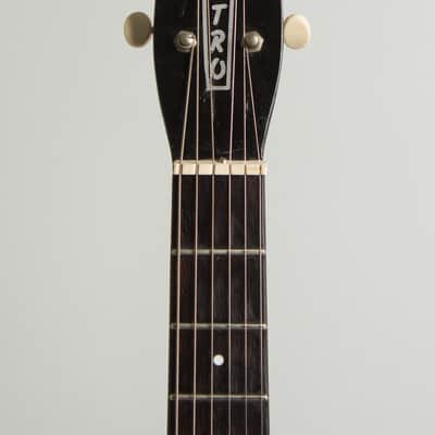 Danelectro U-2 Frankenstein Solid Body Electric Guitar (1959/1964), black gig bag case. image 5
