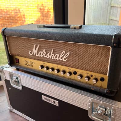 Marshall Model 3210 Lead 100 MOSFET Head 1980s - Black image 2
