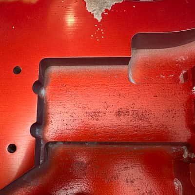 MJT Jazzmaster body - Red Metallic, Pool Rout image 3