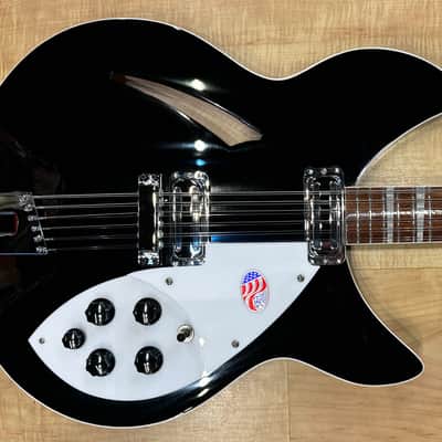 Rickenbacker 360/12C63 12-String Electric Guitar (Black) image 4