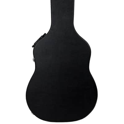 Fender FA-125 Dreadnought Acoustic Guitar - Black w/ Hard Case image 5