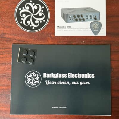 Darkglass Electronics Microtubes X 900 900-Watt Bass Amp Head 2023 - Present - Black image 2