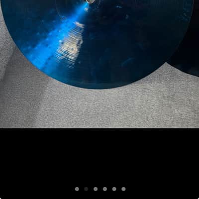 Paiste 14" Color Sound 900 Series Sound Edge Hi-Hat Cymbals (Pair) 2017 - Present - Blue image 2