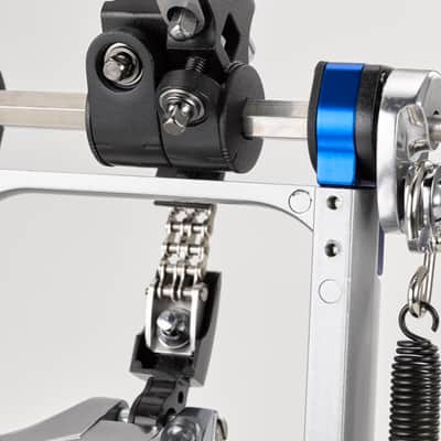 Yamaha FP9-C Chain Drive Single Bass Drum Pedal 2020s - Chrome / Blue image 4