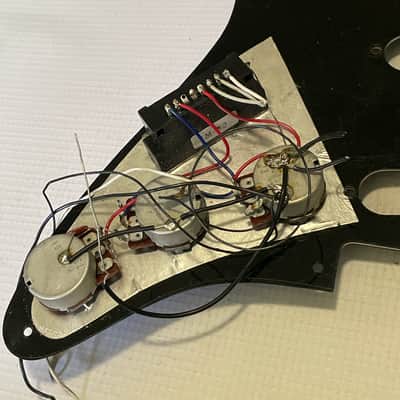 1980's Charvel Jackson Model 1A Stratocaster Guitar Semi Loaded SSS Pickguard 8 Screw 3 Ply image 9