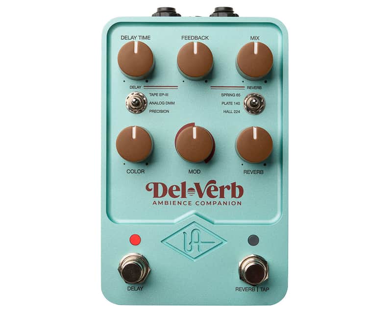 Universal Audio UAFX Del-Verb Vintage Reverb & Delay Effects Pedal PROAUDIOSTAR image 1