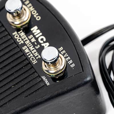 Mica SW-3 Footswitch – Vintage Tremolo & Reverb Control With Dual 1/4” Plugs image 5