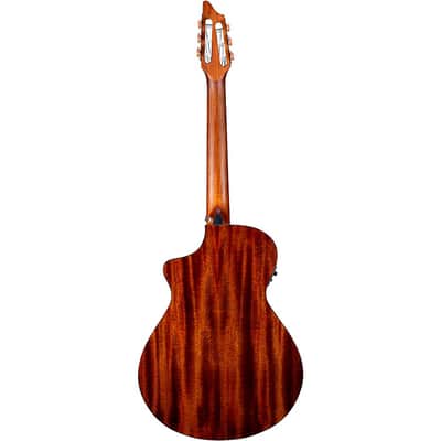 Breedlove Discovery S CE Cedar-African Mahog Concert Acoustic-Electric Classical Guitar Regular Natural image 4