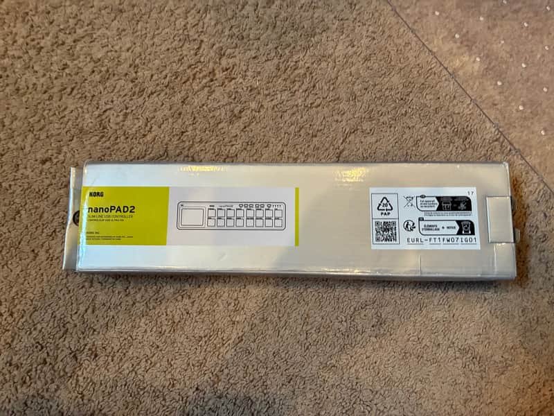 Korg nanoPAD2 Slimline USB MIDI Drum Pad Controller 2011 - Present - Black - NEW IN BOX image 1