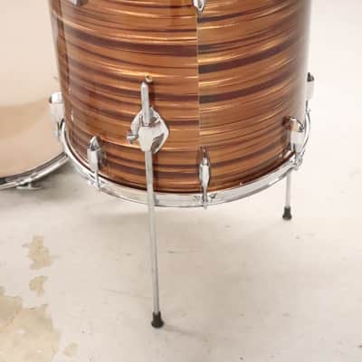 Pearl Tiger Eye Pearl 4pc Drum Kit Set 22/16/13/12" Vintage 1970's MIJ image 17