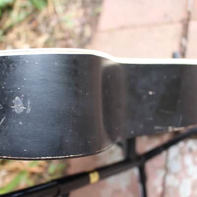 Vintage 1939 Supertone Harmony Art Deco Sunburst Panel Parlor Guitar USA Body & Neck Project image 23