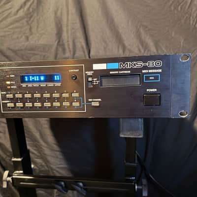Roland MKS-80 Super Jupiter Rev 5 with custom OLED display - See VIDEO/Sound demo! image 4