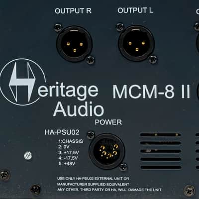 Heritage Audio MCM-8 MKII 500 Series Rack/Summing Mixer with Power Supply image 9