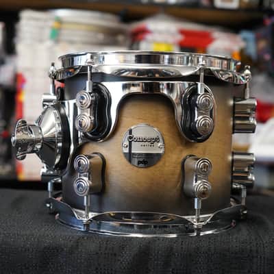PDP Concept Maple Series 8" Tom - Satin Charcoal Burst | 7x8" image 3