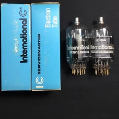 NOS PAIR INTERNATIONAL 6JM6A Ham Radio SWEEPS VACUUM TUBES Japan Tested A.7592-D image 1