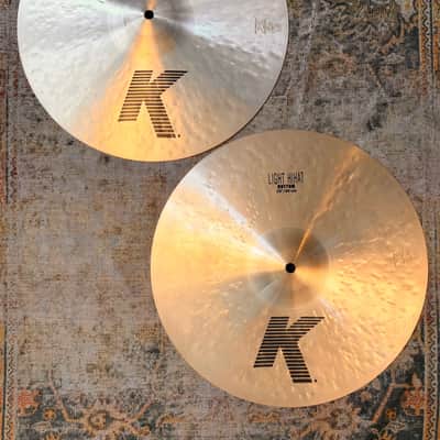 Zildjian K LIGHT Hihats 15” SUPER Clean Dark & CRISP! Versatile! 1094 1470 g DON’T PAY $720 image 4
