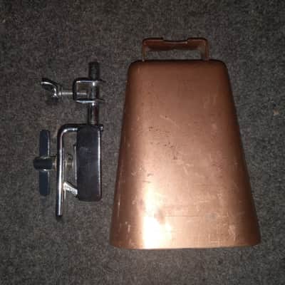 Vintage Copper Cowbell W/ Mount image 4