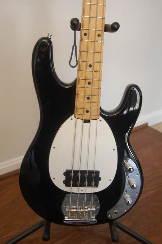OLP MM2 Bass (Ernie Ball Licenced) 2000s Black/White/Maple image 1