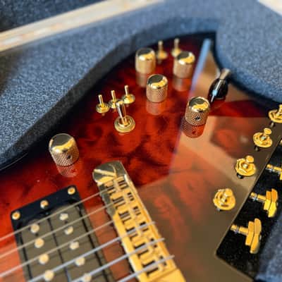 B.C. Rich Custom Shop Bich 10 Supreme Brazilian Rosewood 2025 - Sculpin Burst image 4