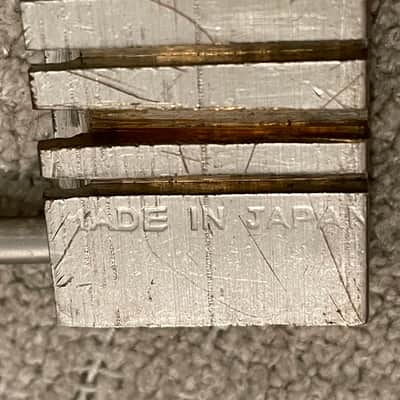 Vintage 12 String Trapeze Tailpiece 1960’s-1970’s Chrome Matsumoku Univox Aria Conrad Lyle MIJ Japan image 6