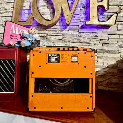 Orange AD 15 1x12” Signed by Antonio Vega (Nacha Pop) Checked by Pablo Kahayan “Collector’s Spanish Pop Star Piece” image 9