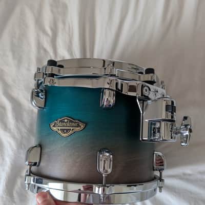 Tama WBS42S-SPF Starclassic Walnut/Birch 10x8/12x9/16x14/22x16" 4pc Shell Pack 2019 - Present - Satin Sapphire Fade image 10