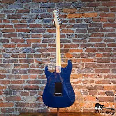 Hamer USA S-Style w/ Duncan Rails & Scalloped Neck (1993 - Cobalt Blue) image 14