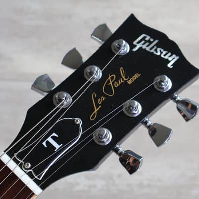 2012 Gibson USA Les Paul Standard Signature T (Transparent Ebony) image 2