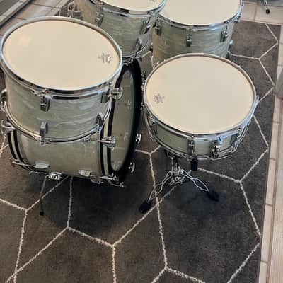 Ludwig 1965 Vintage 5 Pc. drum kit - Marine Pearl image 3