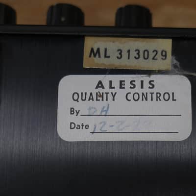 2-Alesis Micro Limiters & 1 Alesis Microverb II with 1 Power Supply. VINTAGE 1988 image 8