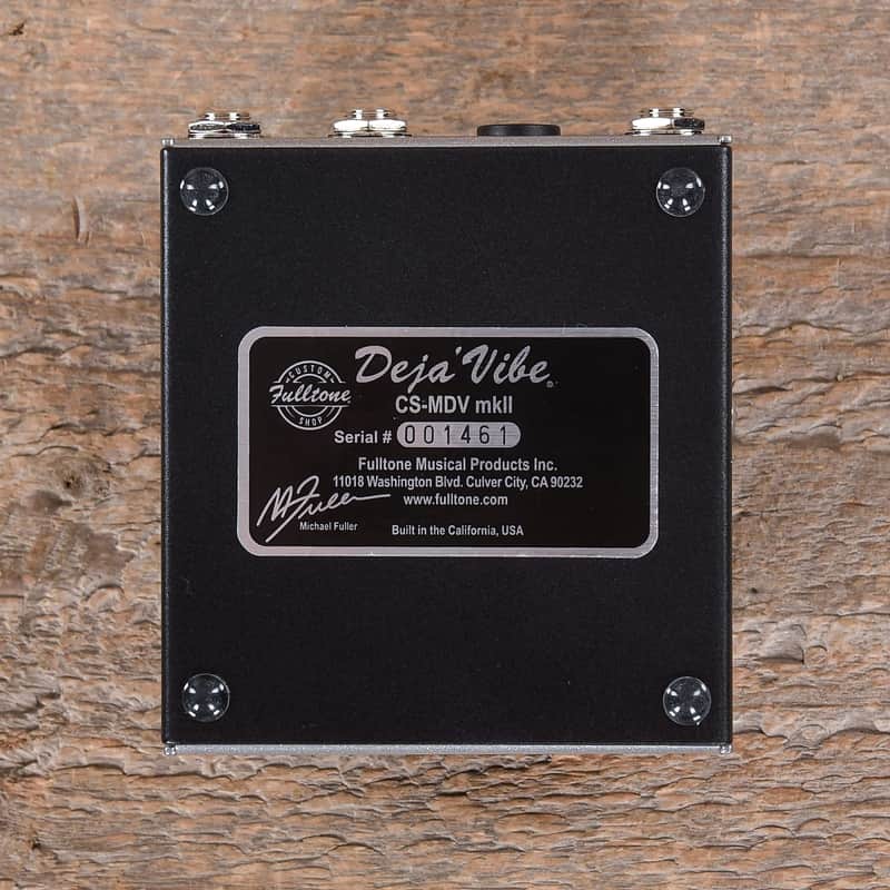 Fulltone CS-MDV MkII Custom Shop Mini Deja Vibe MkII image 3