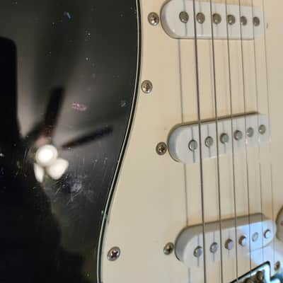 Aria STG 003 Strat Copy - Black 2000s image 4