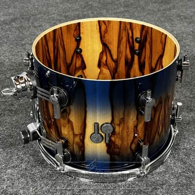 Sonor SQ2 Beech 5pc Drum Set Candy Blue Burst Over African Marble image 6