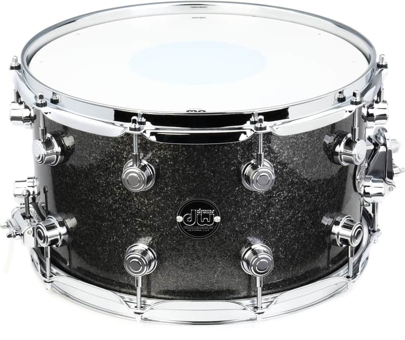 DW Performance Series Snare Drum - 8 inches x 14 inches  Pewter Sparkle image 1