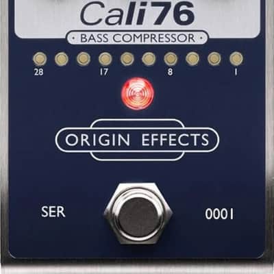 Origin Effects Cali76 Bass Compressor Bass Effects Pedal, Limited Edition Fifteen Blue image 1