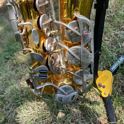 King 660 Alto Saxophone (USA) – Player‑Grade, Needs Setup – Original Hardshell Case + Soft Case + Stand image 5