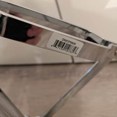 DW DWCP9700 9000 Series Heavy Duty Double-braced Straight/Boom Cymbal Stand 2010s - Chrome image 3